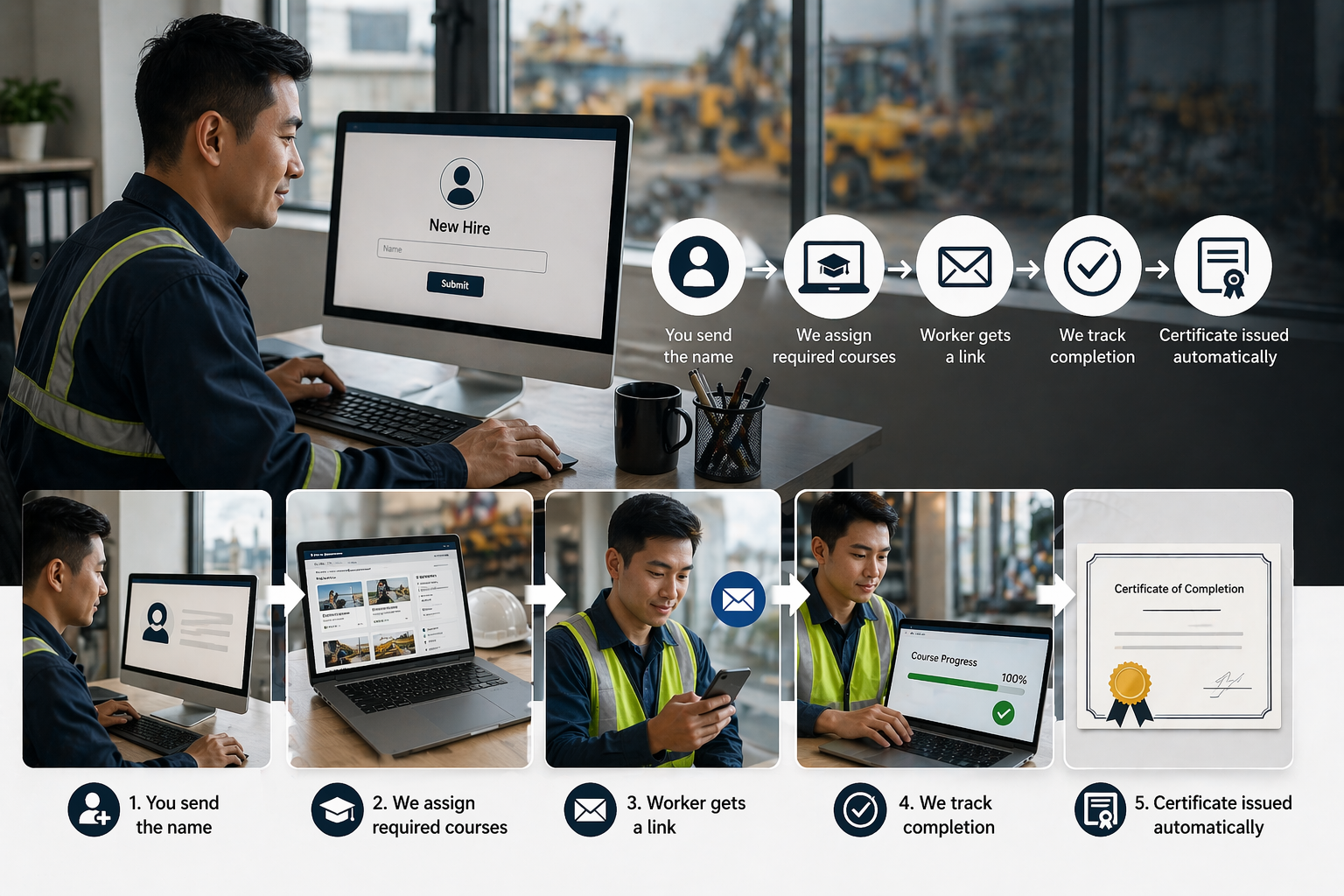 New hire onboarding training